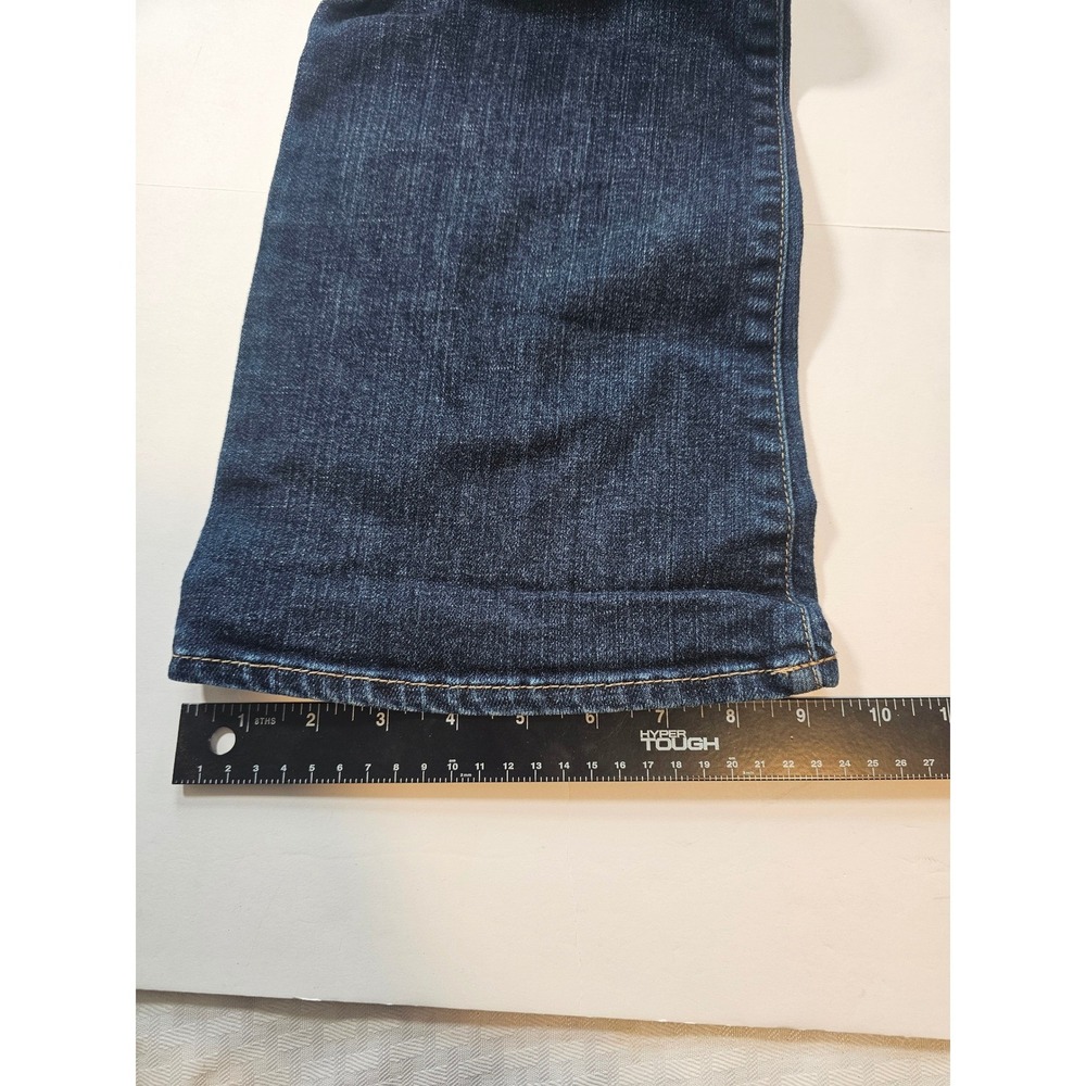 Abercrombie & Fitch Bootcut Jeans Womens 6S Dark Blue Stretch - Picture 6 of 6